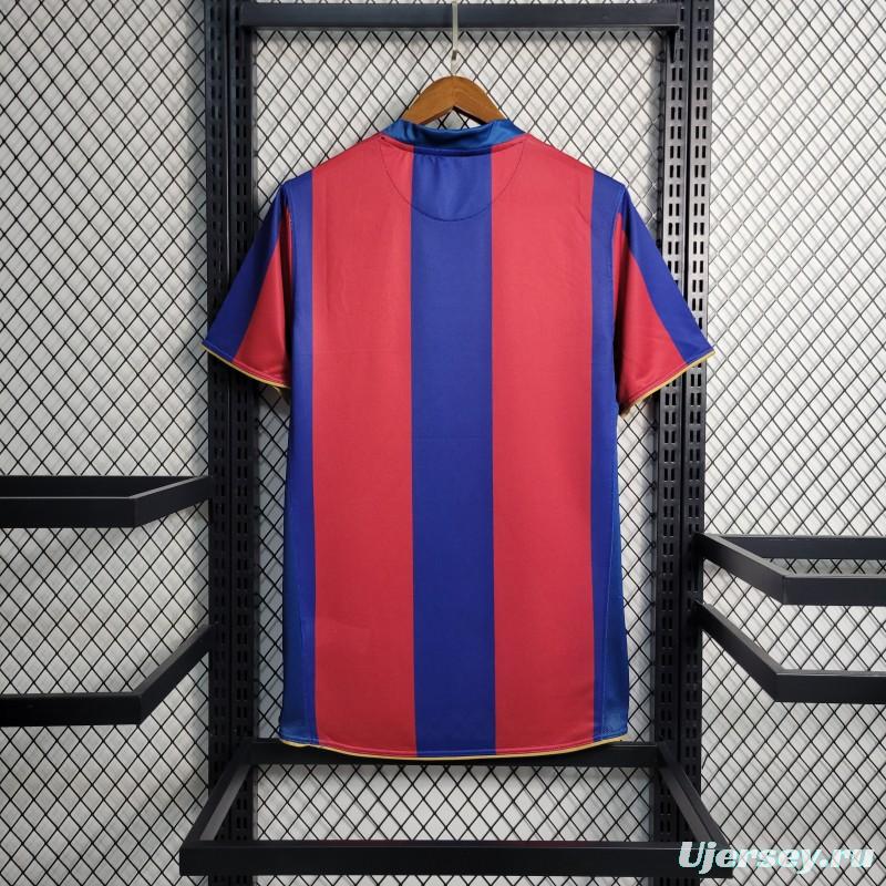 Retro 07-08 Barcelona Home Soccer Jersey