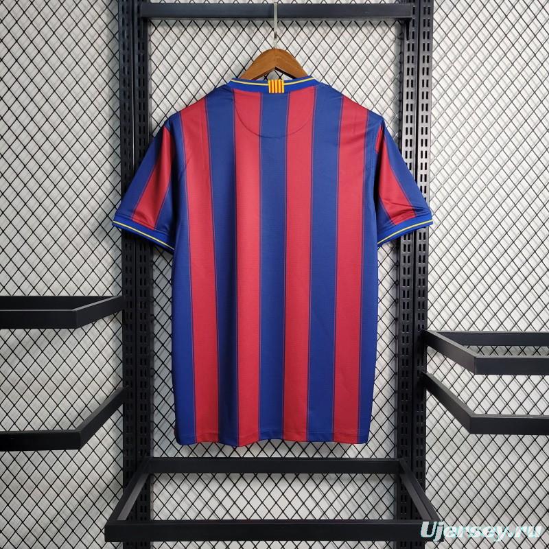 Retro 09-10 Barcelona Home Soccer Jersey