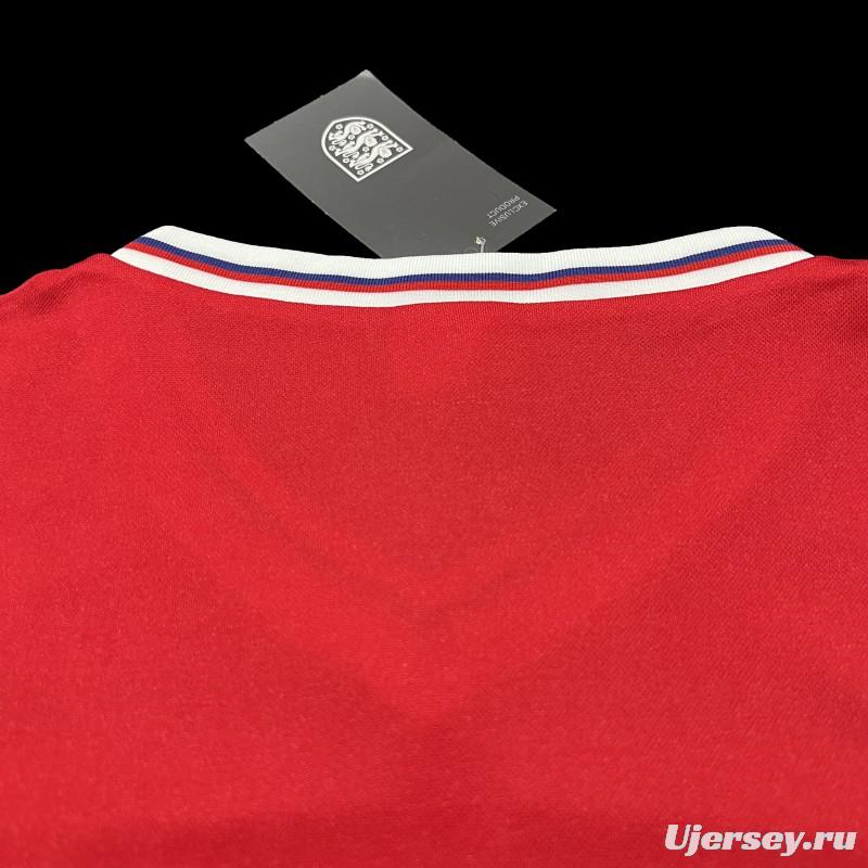 Retro 1982 England Away Soccer Jersey