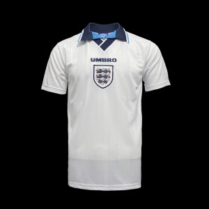 Retro 1996 England Home Soccer Jersey