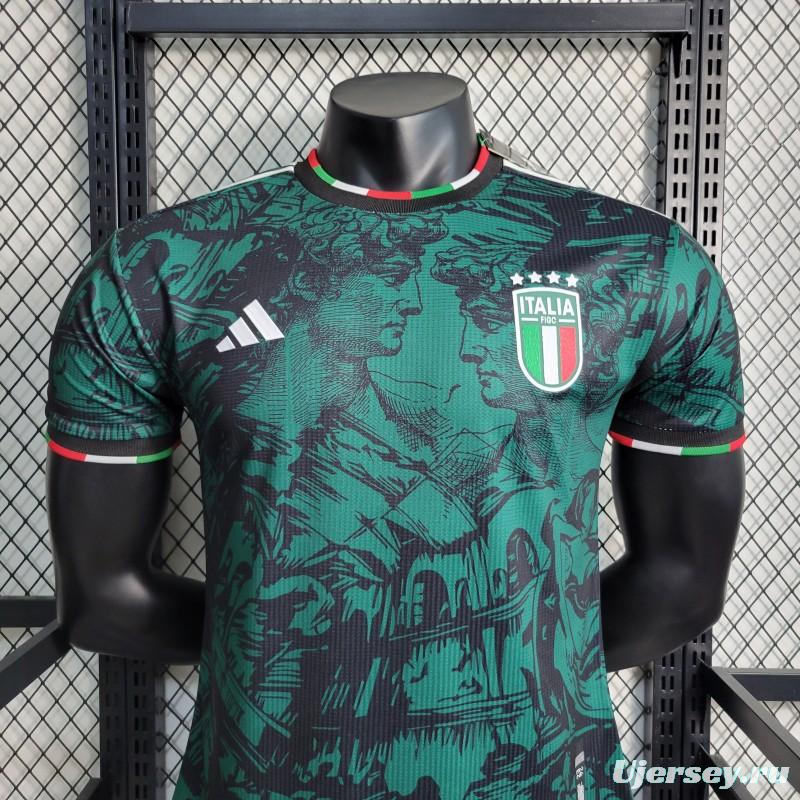 Player Version 2023 Italy Special Edition Green Jersey