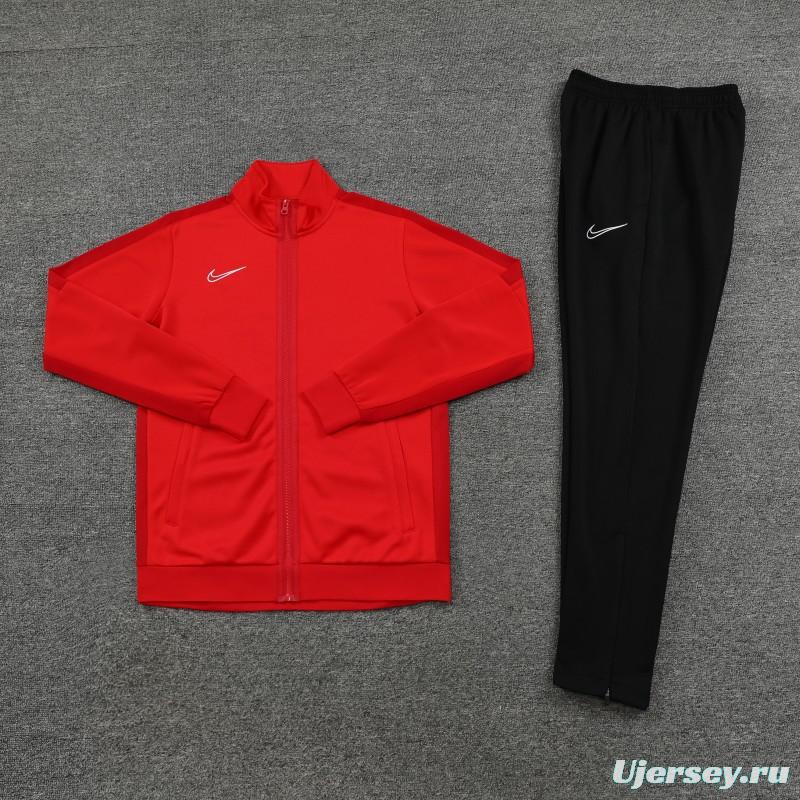 2023 Nike Red Full Zipper Hoodie Jacket +Pants