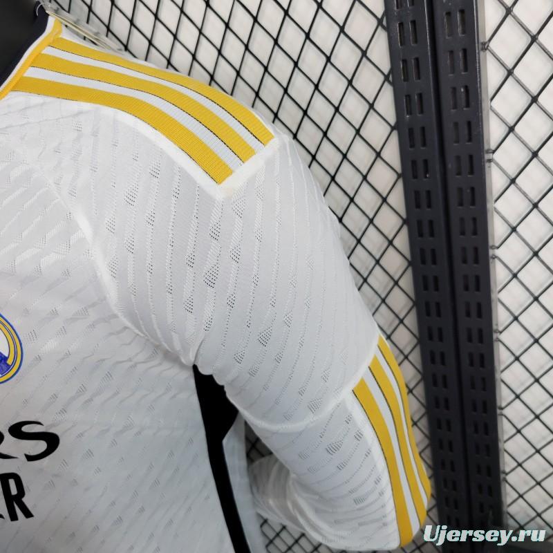 Player Version 23-24 Long Sleeve Real Madrid Home Jersey