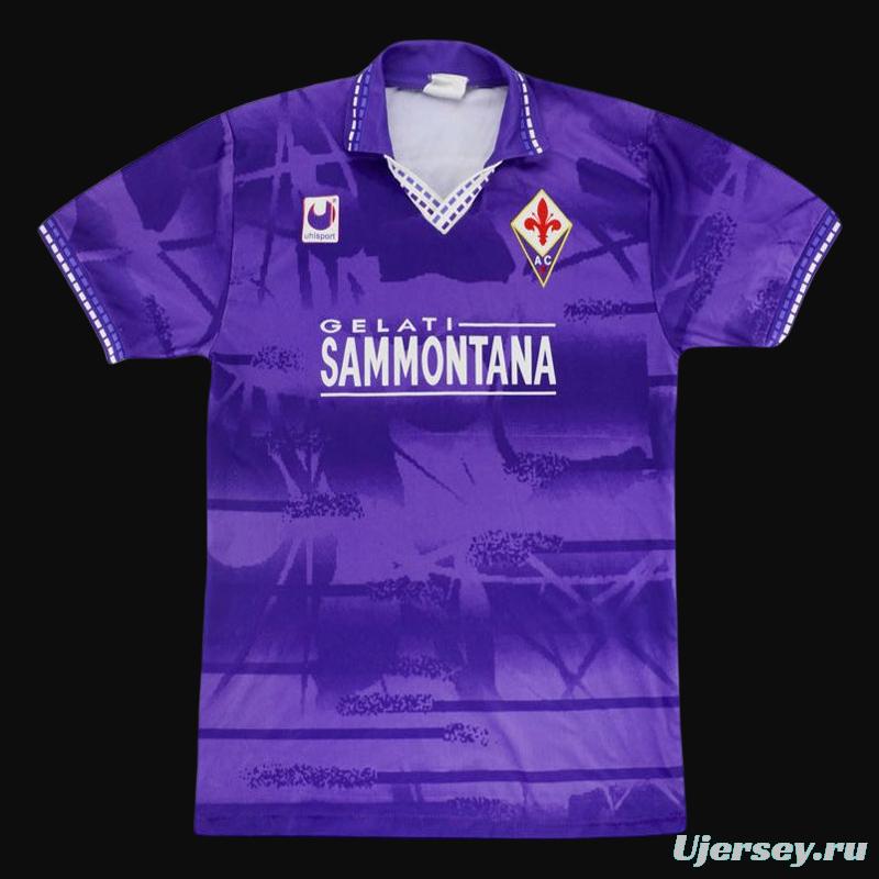Retro 94/95 Fiorentina Home Jeresy
