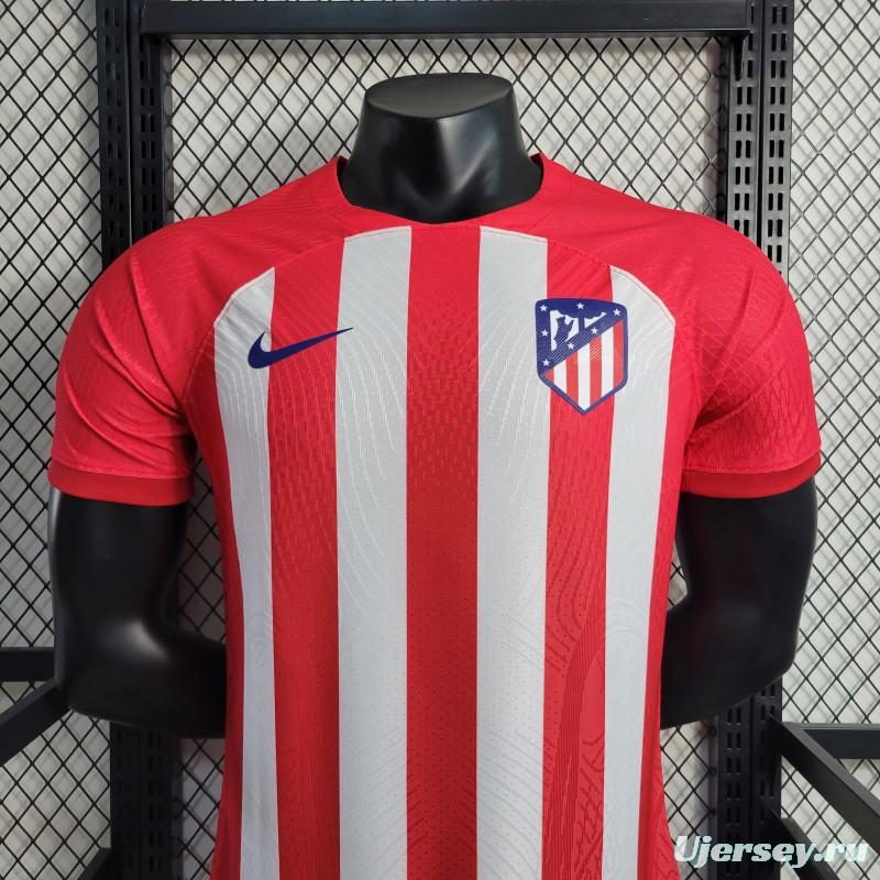 Player Version 23-24 Atletico Madrid Home Jersey