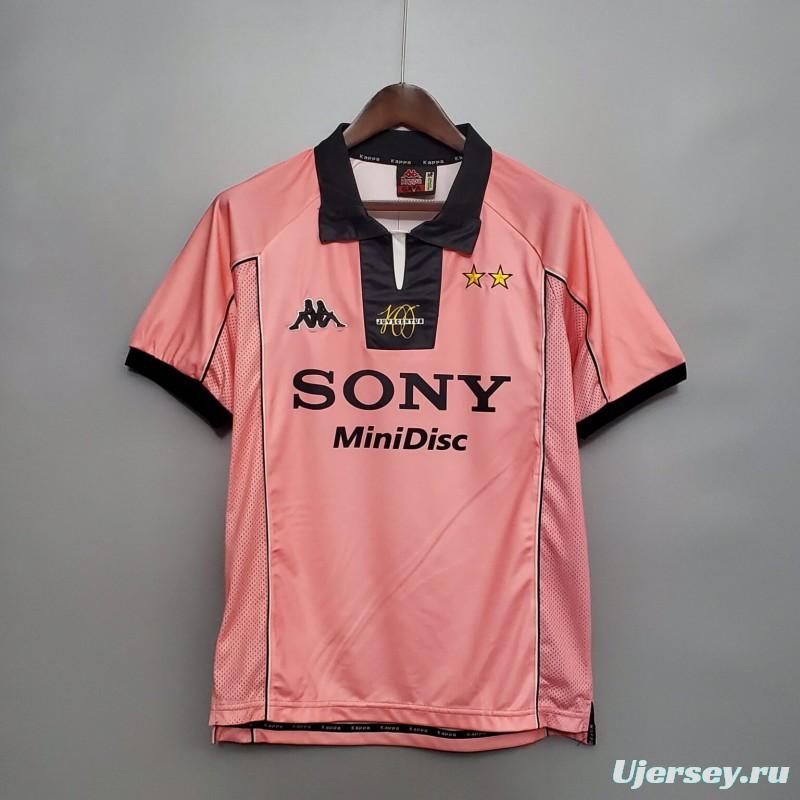 Retro 97/98 Juventus Away Pink Jersey