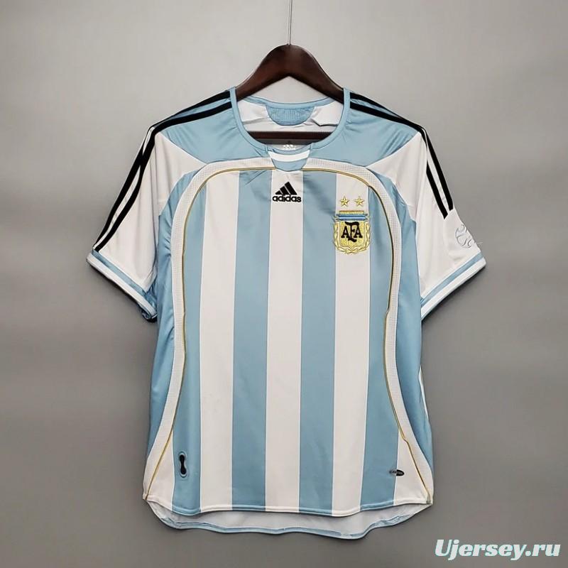 Retro 2006 Argentina Home Jersey