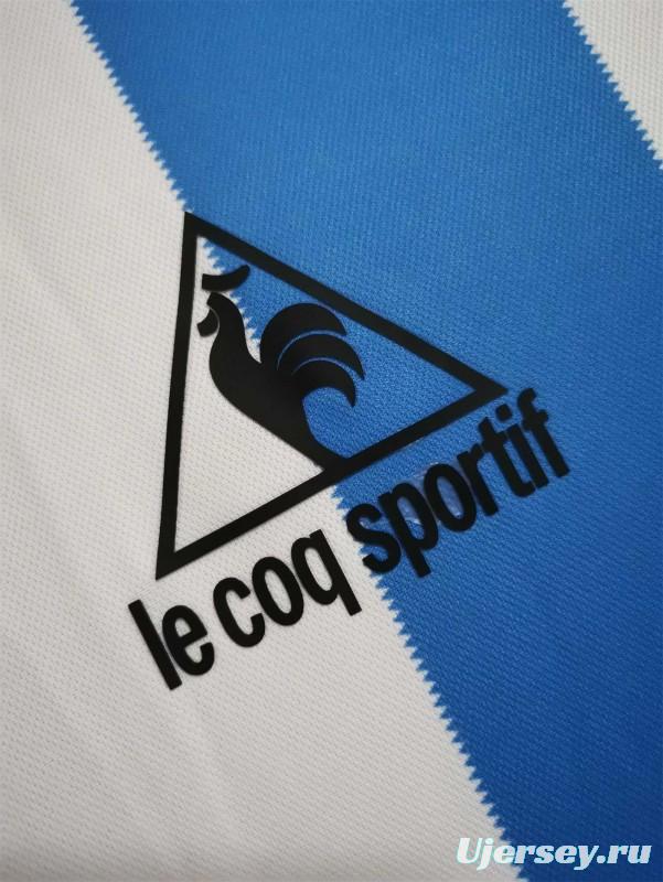 Retro 1986 Argentina Home Long Sleeve Jersey