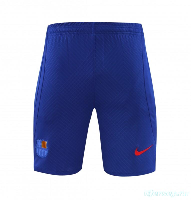 23-24 Barcelona Special Orange Grid Short Sleeve+Shorts