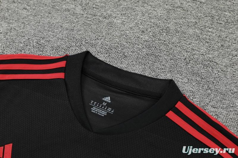 23-24 Bayern Munich Black Red Short Sleeve+Shorts