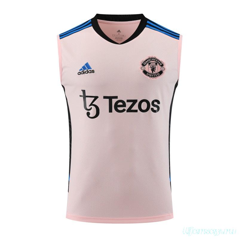 23-24 Arsenal Pink Vest Jersey+Shorts