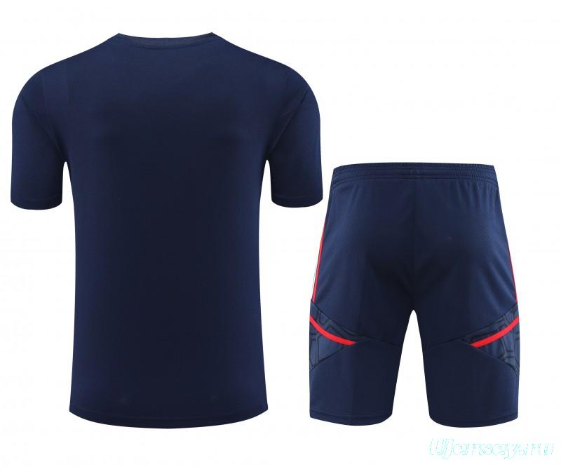 23-24 Arsenal Navy Short Sleeve+Shorts