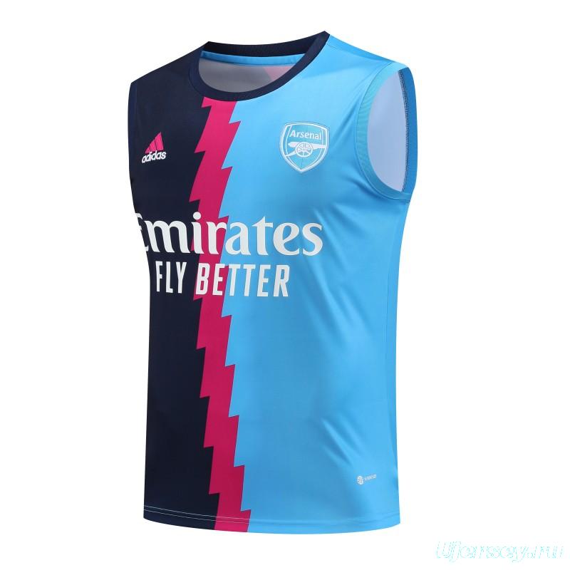 23-24 Arsenal Blue/Navy Vest Jersey+Shorts