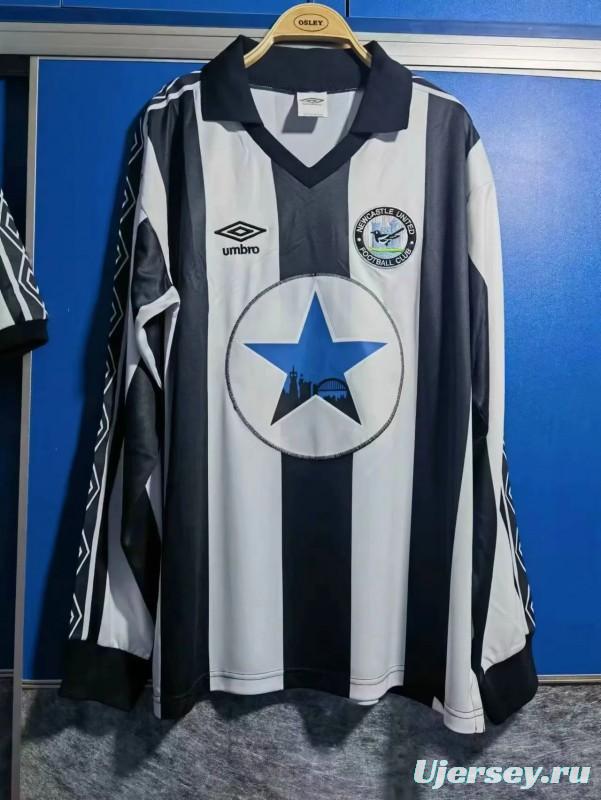 Retro 80/82 Newcastle United Home Long Sleeve