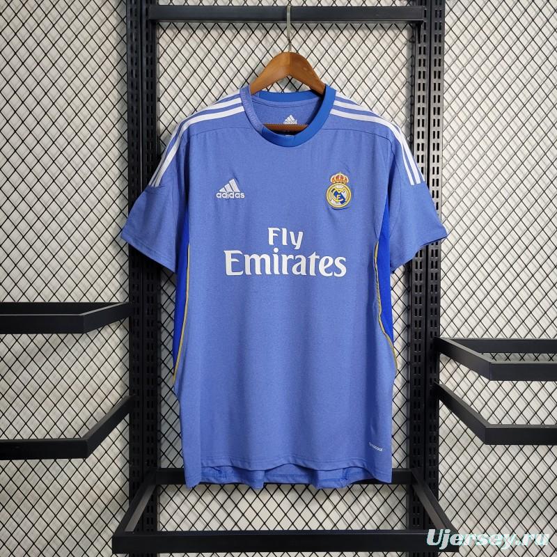 Retro 13-14 Real Madrid Away Blue Jersey