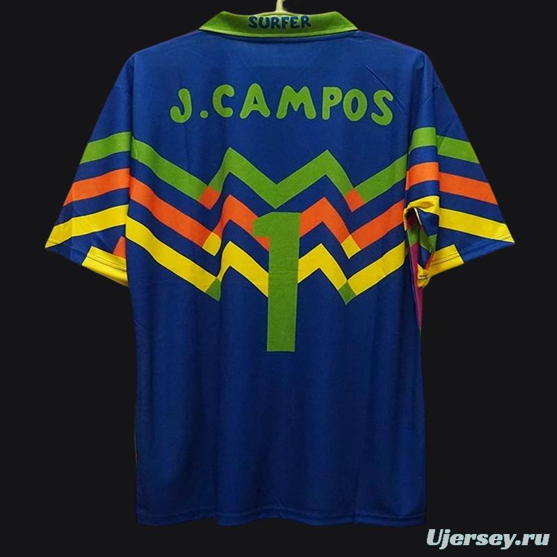 Retro 1994 Mexico Jorge Campos Goalkeeper Pink Jersey