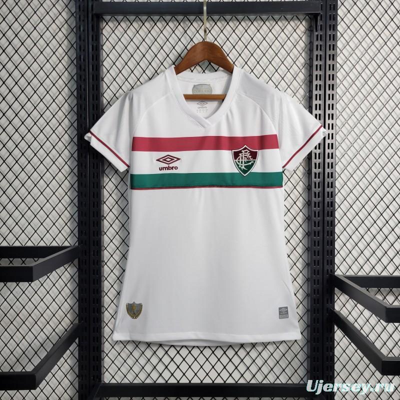 23-24 Women Fluminense Away White Jersey