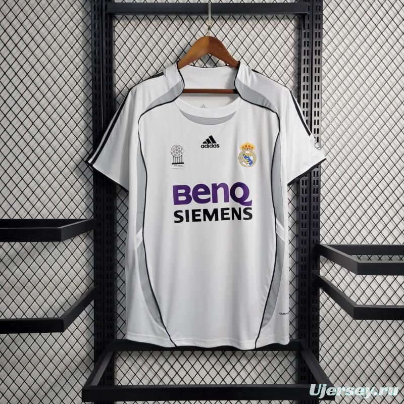 Retro 06/07 Real Madrid Home Jersey