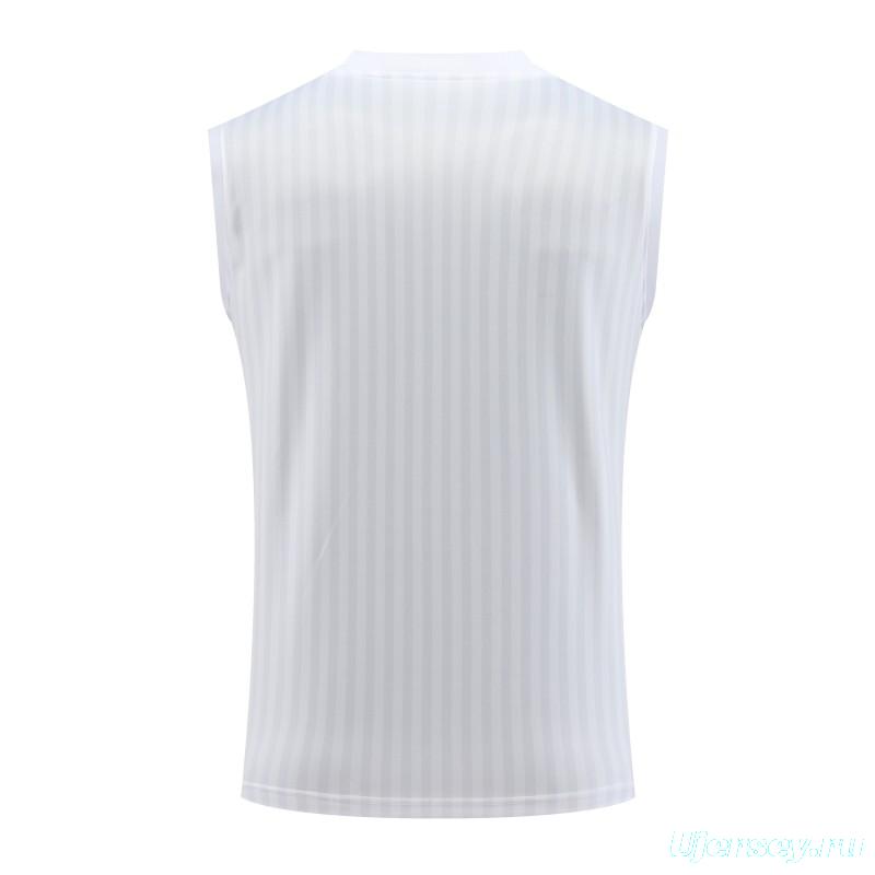 23-24 Juventus Remake Icon White Vest Jersey+Shorts