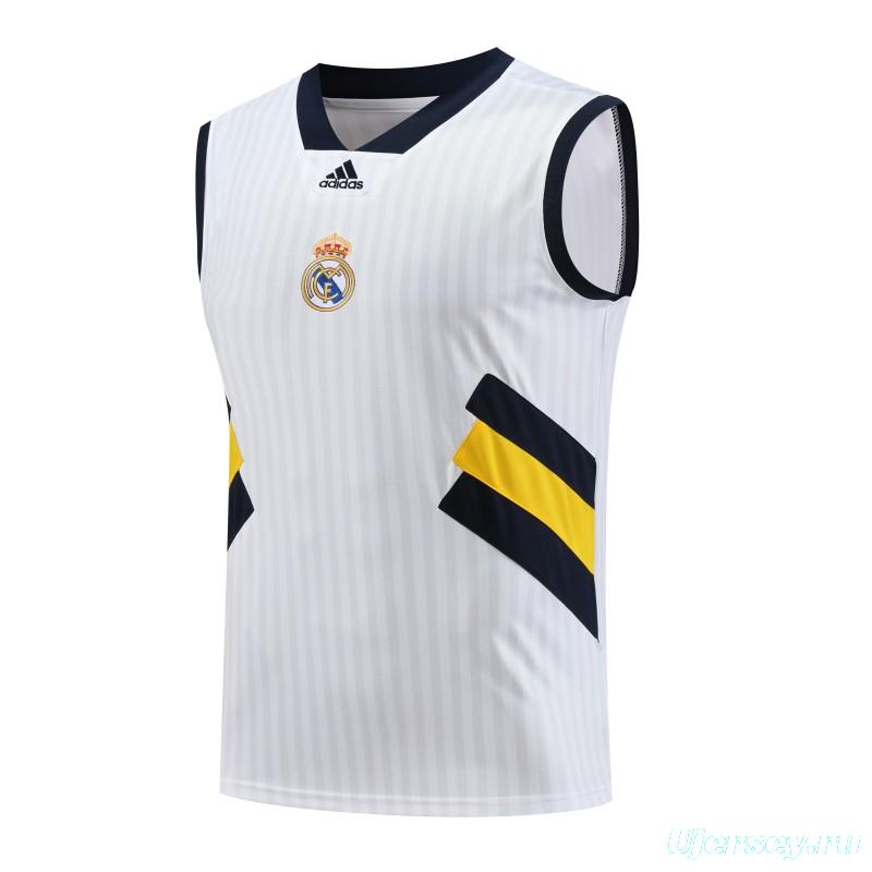 23-24 Real Madrid Remake Icon White Vest Jersey+Shorts