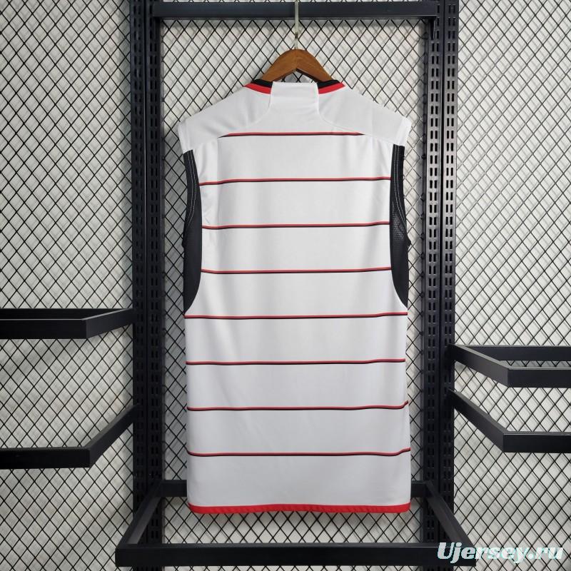 23-24 Flamengo White Away Vest Jersey