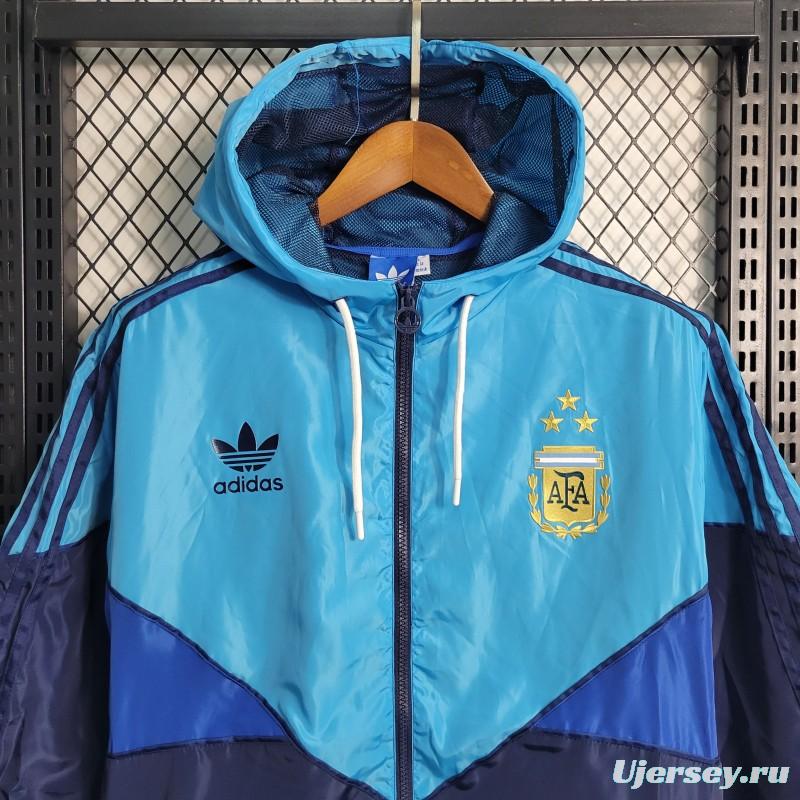 2023 Argentina Navy Blue Windbreaker