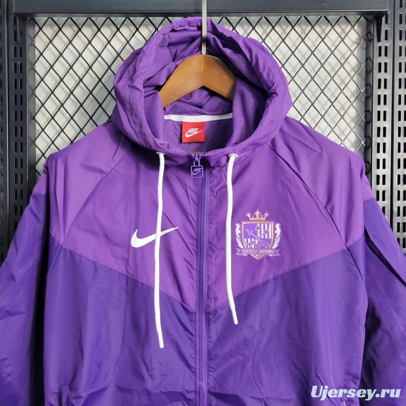 23-24 Sanfrecce Hiroshima Purple Windbreaker