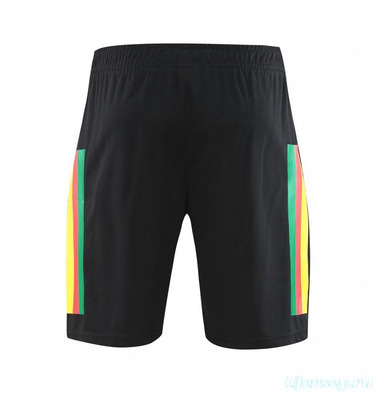 2023 Cameroon Black Short Sleeve+Shorts