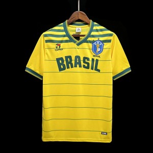 Retro Brazil 1984 Home Jersey