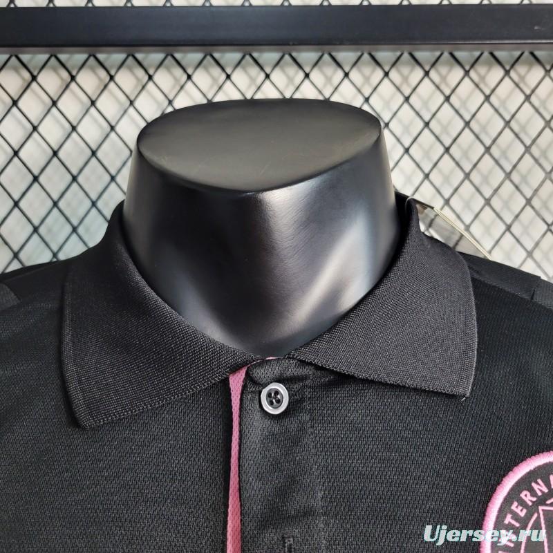 23-24 Inter Miami Black Polo Jersey