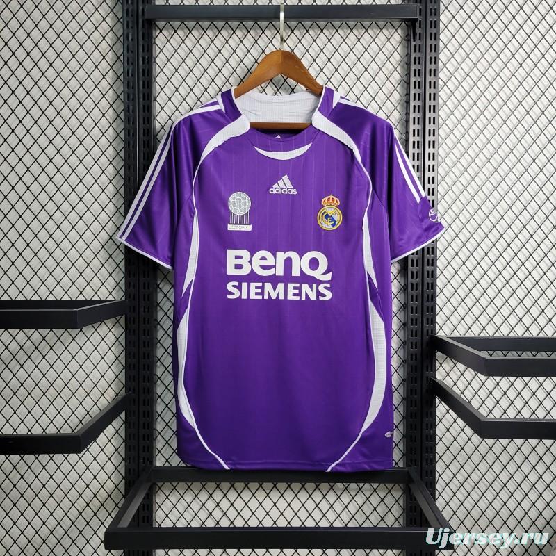 Retro 06/07 Real Madrid Third Purple Jersey