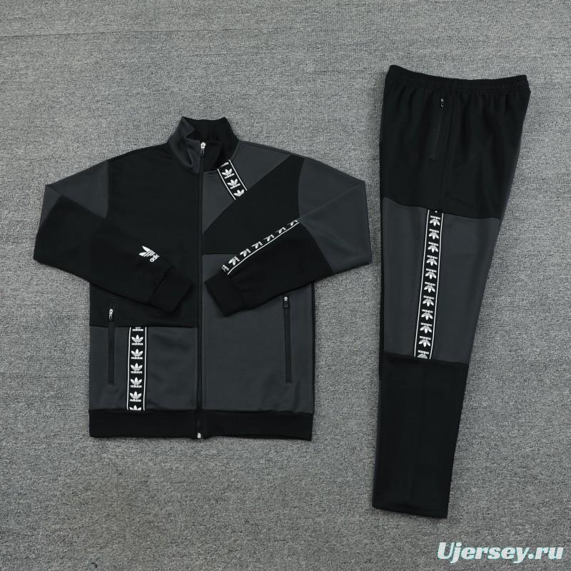 23/24 Adidas Original Black/Grey Full Zipper +Pants