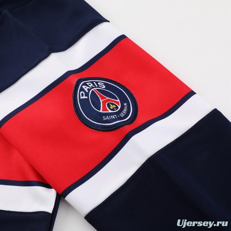 23/24 PSG Navy Red Full Zipper Jacket+Pants