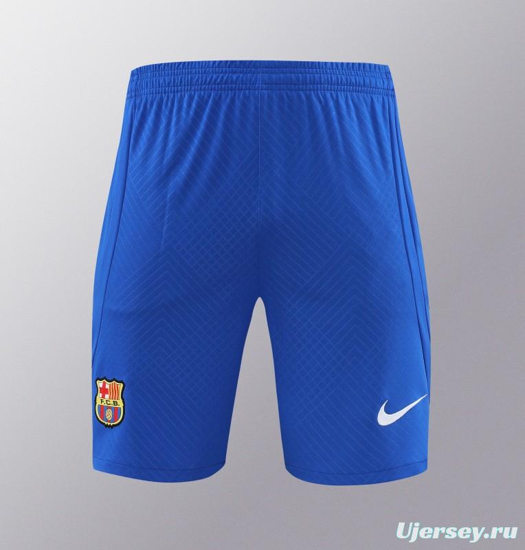 23/24 Barcelona White Short Sleeve Jeresy+Shorts