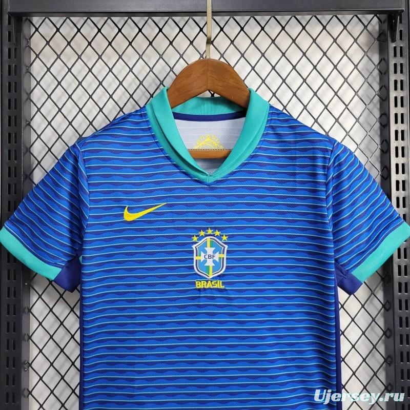 24/25 Kids Brazil Away Jersey