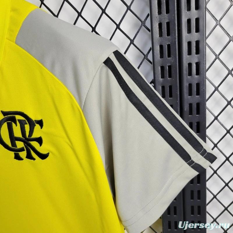 24/25 Flamengo Yellow Polo Jersey