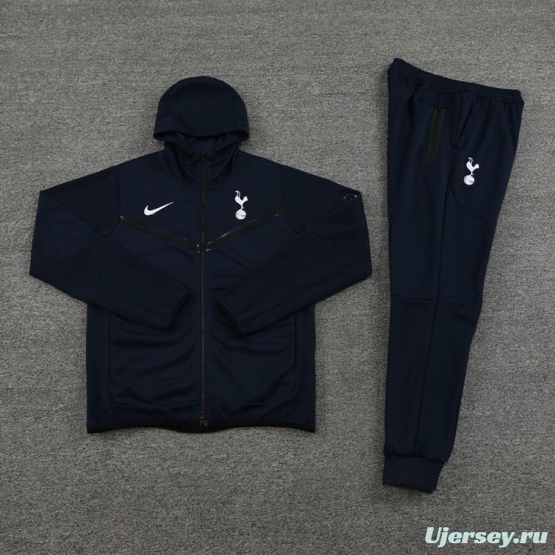 23/24 Tottenham Hotspur Full Zipper Hoodie Jacket+Pants