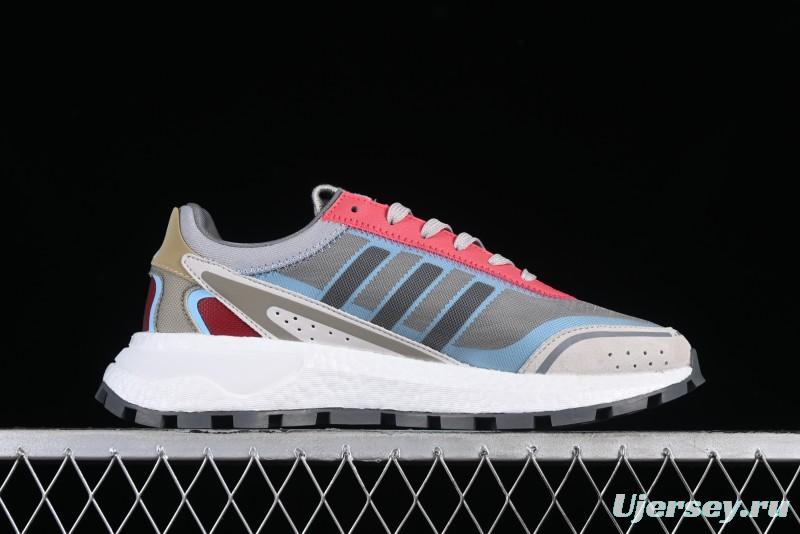 Adidas Retropy P9 GW9333 Running Shoes with Thick Popcorn Sole