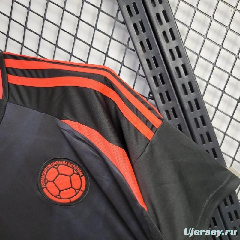 2024 Colombia Away Black Jersey