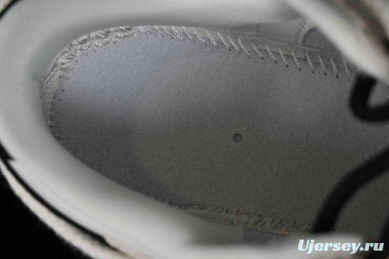 Nike SB Dunk Low LV Collaboration Anniversary Customized Sneakers in Off-White Black Swoosh Triple Floral - SJ2068-235