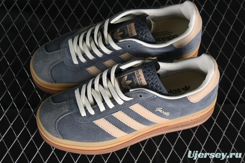 Adidas Originals Gazelle Bold IE0428 Low-Top Sneakers with Thick Sole for Casual Wear Anti-Slip and Durable - IE0428
