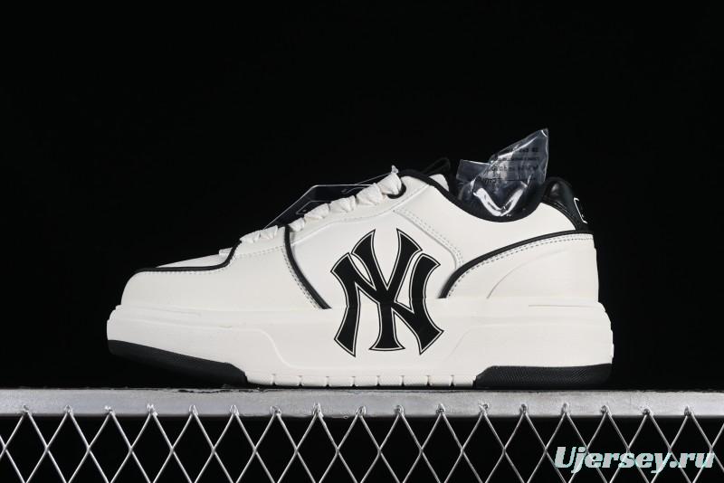 New York Yankees Chunky Liner Basic Thick Sole Platform Sneakers with 6cm Height Increase - 3ASXCA12N50WHS