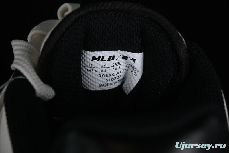 New York Yankees Chunky Liner Basic Thick Sole Platform Sneakers with 6cm Height Increase - 3ASXCA12N50WHS