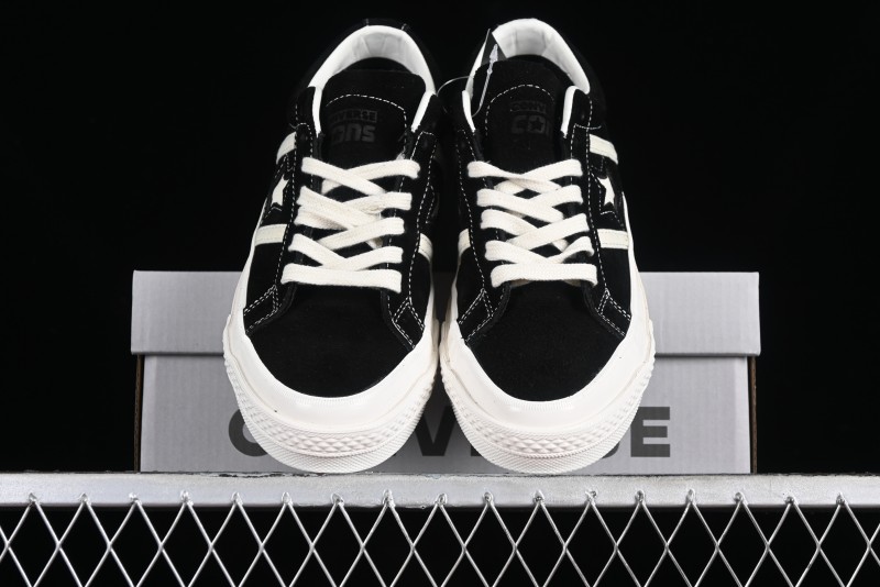 Converse One Star Academy Pro Classic Black & White One Star Retro Casual Skate Shoes - A06426C