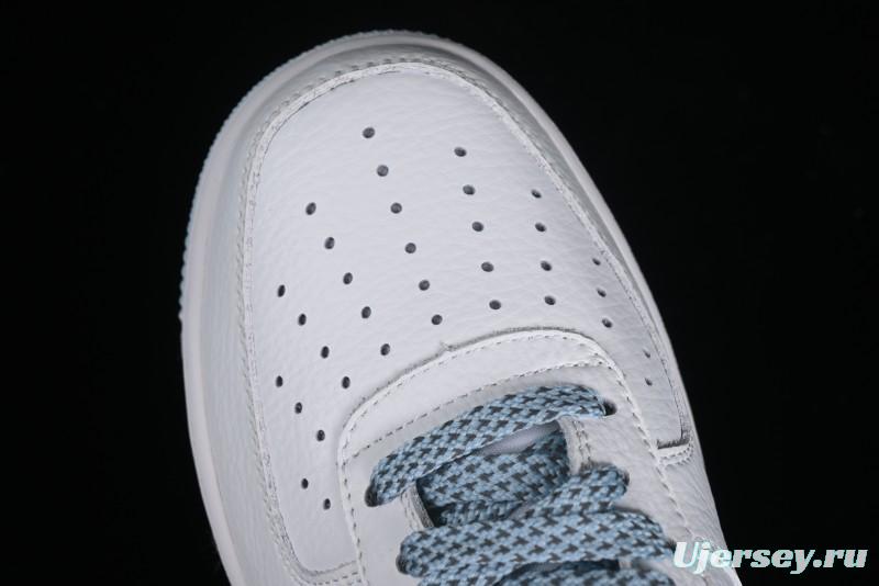 Nike Nocta x Nike Air Force 1 '07 Low "Certified Lover Boy" Ice Blue Classic Low-Top Casual Sneakers - LO1718-061