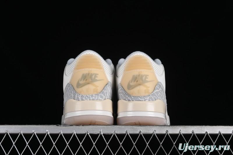 Air Jordan 3 "Craft Ivory" Ivory Full First Layer 