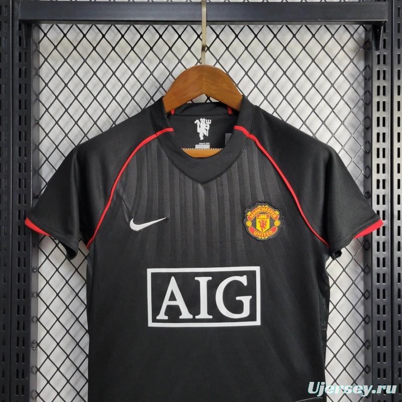 Retro KIDS 07/08 Manchester United Away 16-28 Jersey