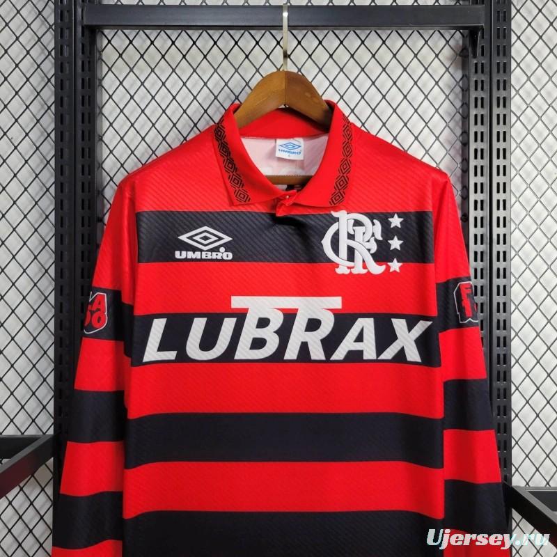 Retro 94/95 Flamengo Home Long Sleeve Jersey