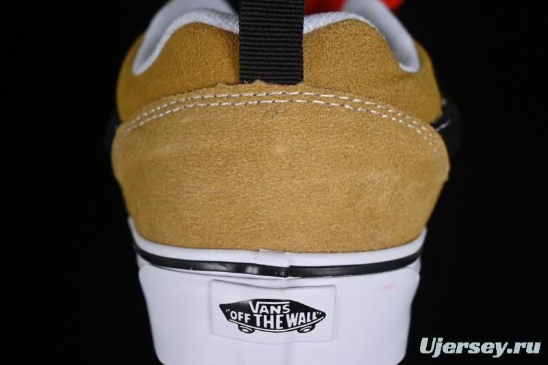 Vans Classics Knu Skool Retro Skate Shoes with Thick Tongue and Oversized Toe - VN0009QC5QJ1