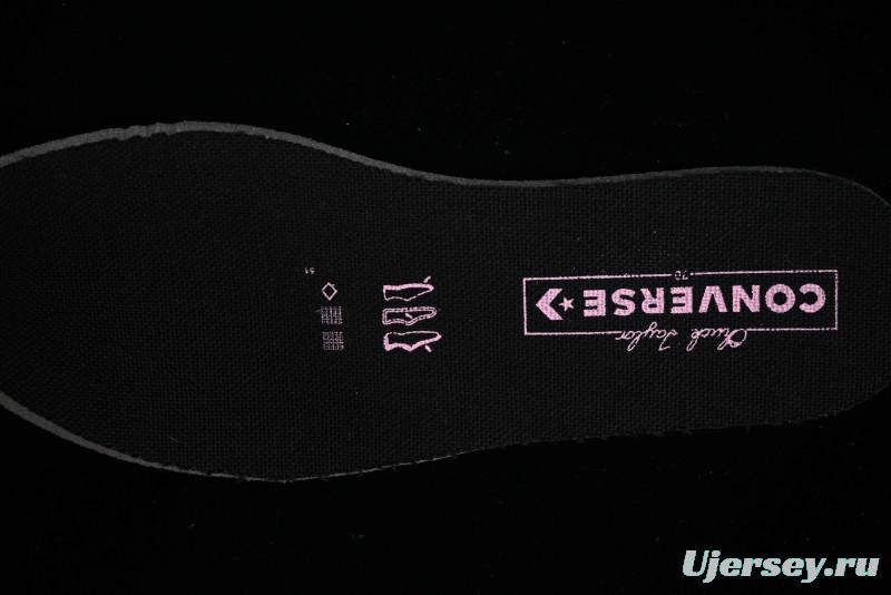 Converse Chuck 70s Low-Top Casual Sneakers with Black-Pink Chain Design - A09542C